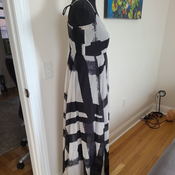 Religion UK Flowy Panel Maxi Mini Abstract Printed Dress - Picture 2 of 7